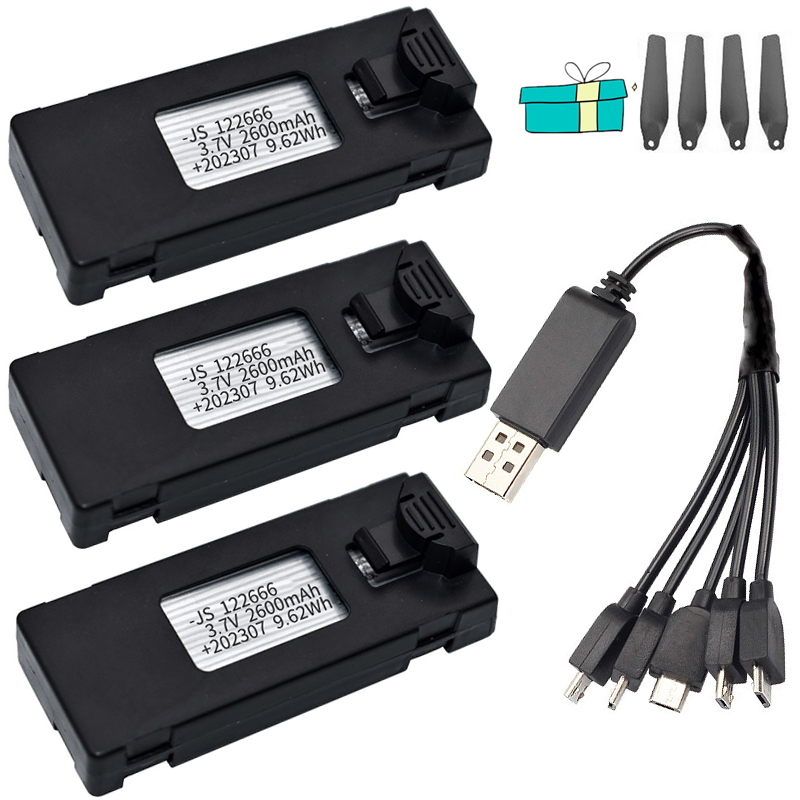 3.7V 2600Mah Drone Battery RC  - Eachine Drone E58 review and price